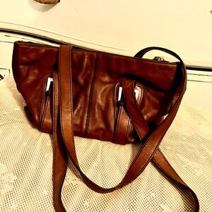 Etienne Aigner vintage 60-70’s Rich Brown large Shoulder Bag